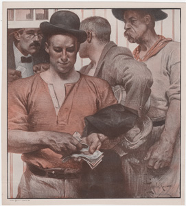 Pay Day by J.C. Leyendecker